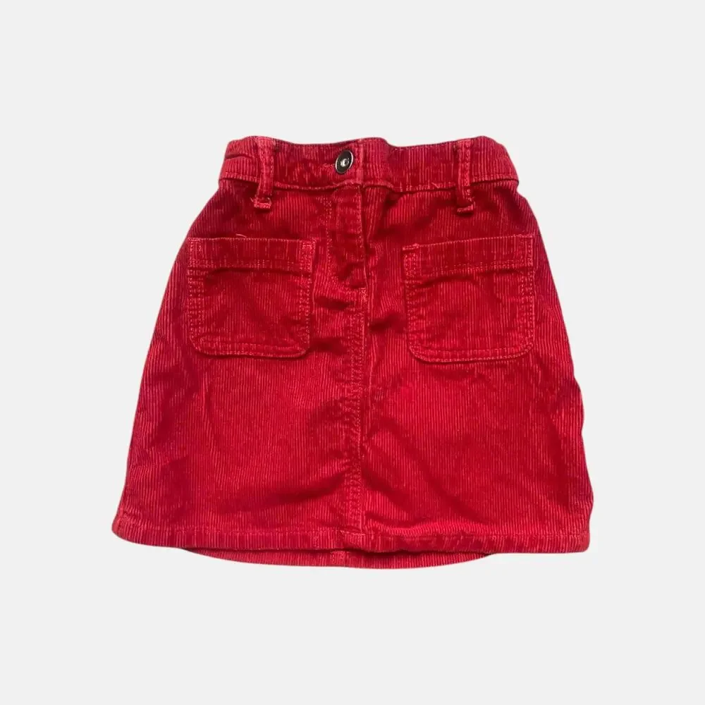 Girls Burgundy Skirt Size 6X/7